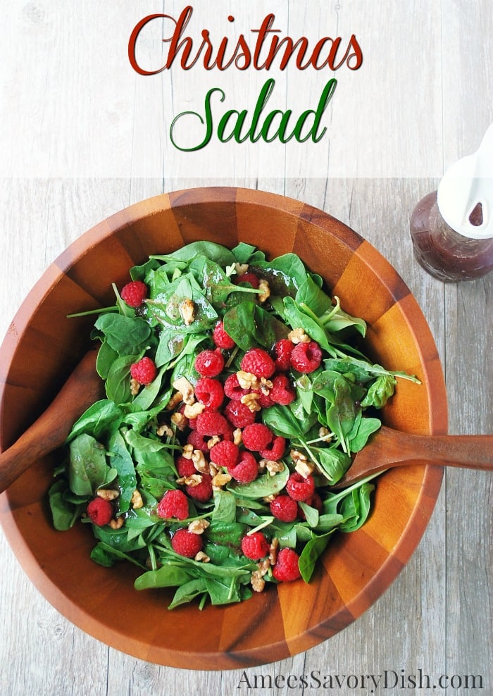 An Easy Christmas Salad recipe- Amee's Savory Dish