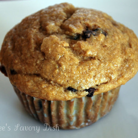 chocolate chip banana muffin