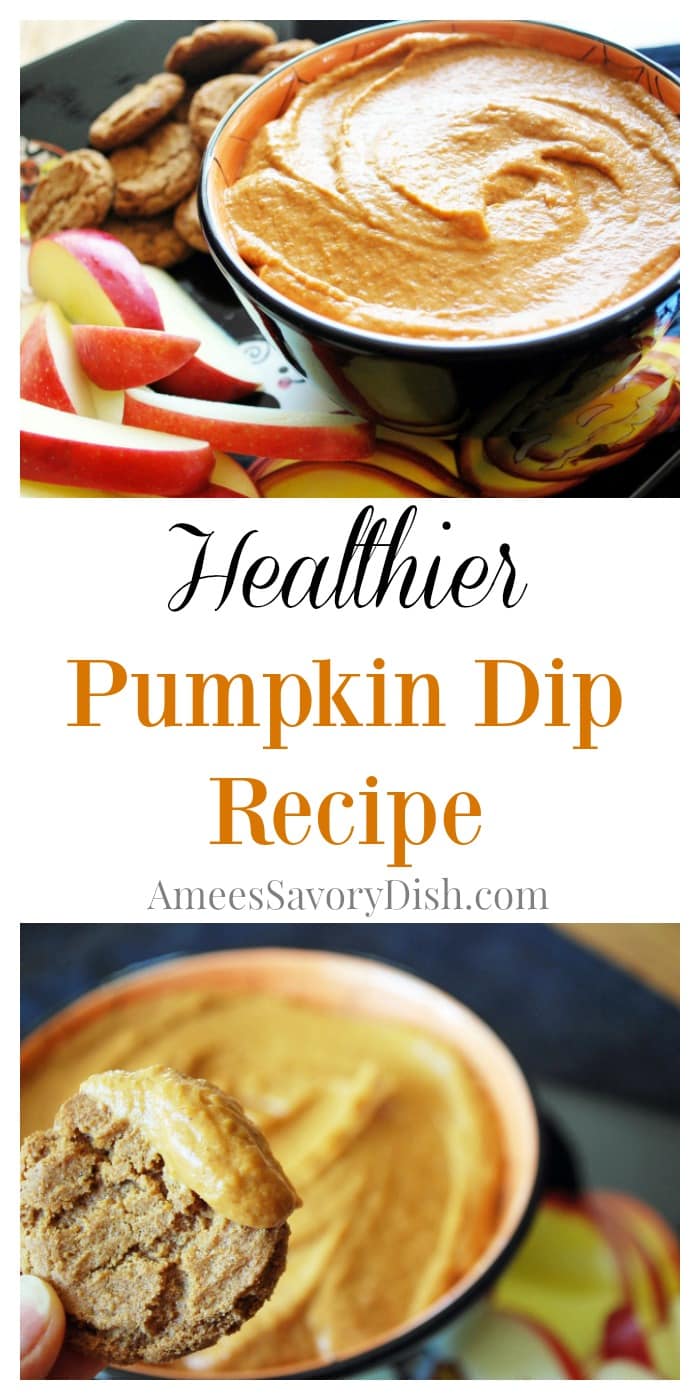 Delicious and Healthier Pumpkin Dip recipe Amee's Savory Dish