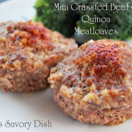 Mini Grassfed beef meatloaves