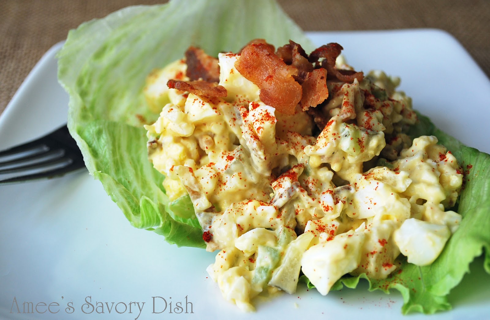 Egg Salad with Bacon...Paleo-Friendly - Amee's Savory Dish