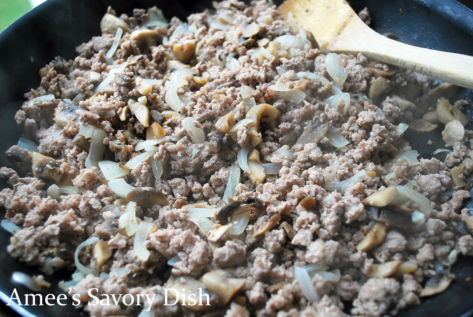 Italian Ground Pork & Brown Rice Skillet Amee's Savory Dish