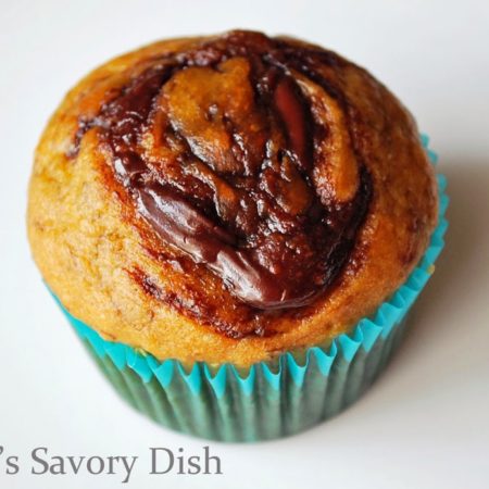 This easy muffins recipe for Nutella Swirl Banana Muffins is kid-friendly and the best banana muffins I've ever tasted.