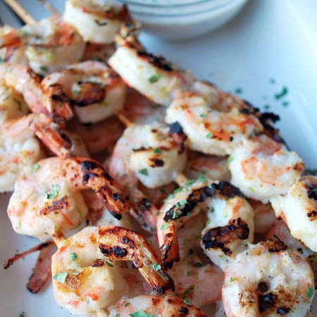 Grilled Asian Shrimp Skewers
