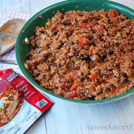 Fire Roasted Garlic Beef & Quinoa Chili