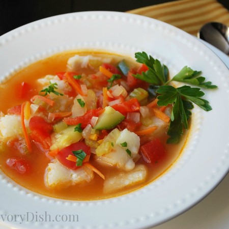 Cajun Fish Soup bowl