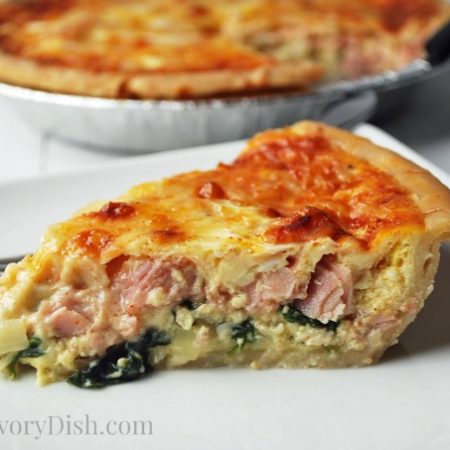 Gluten Free Ham & Gruyere Quiche
