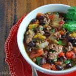 Slow Cooker Beef and Black Bean Chili