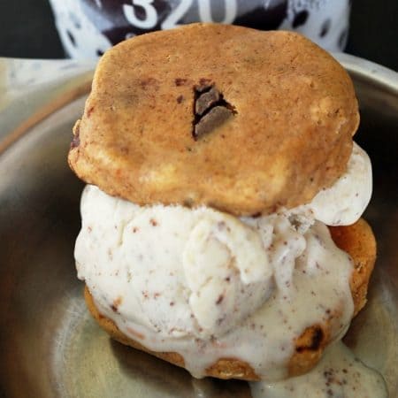 Protein-packed ice cream sandwich with Halo Top