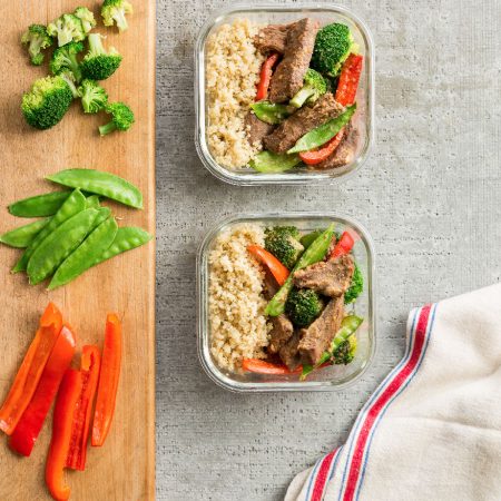 Beef Stir Fry with Asian Peanut Sauce