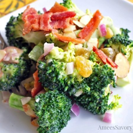 Favorite Broccoli Salad Recipe- Amee's Savory Dish