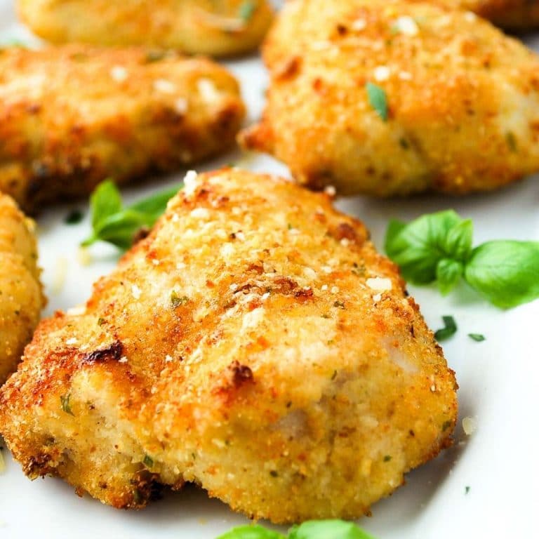 Easy Air Fryer Parmesan Crusted Chicken