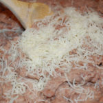 pinto bean filling to make bean burritos