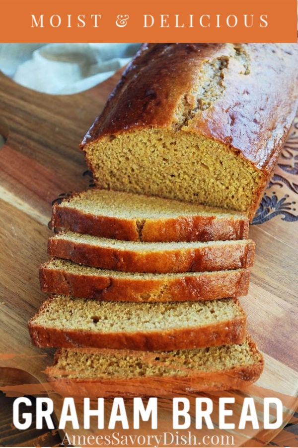 A vintage recipe for homemade soft graham artisan bread made with a blend of whole grain flours and a few simple ingredients. via @Ameessavorydish