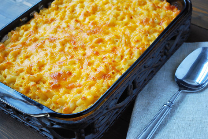 Lightened Up Southern Macaroni And Cheese Amee S Savory Dish