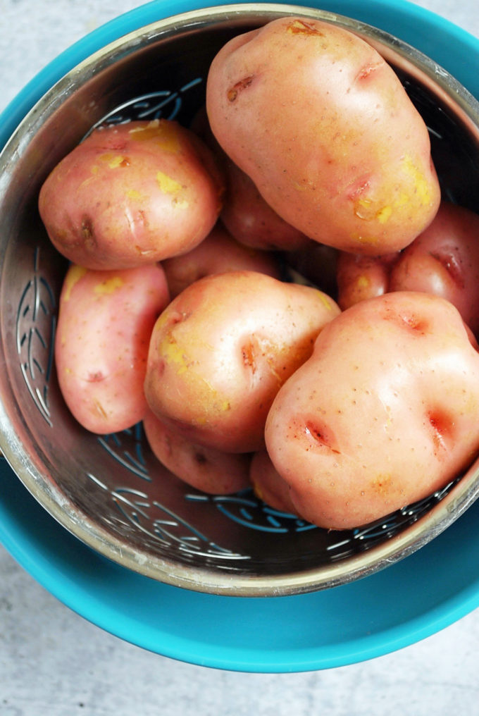 boiled potatoes for southern potato salad