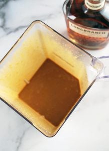 bourbon marinade in a blender