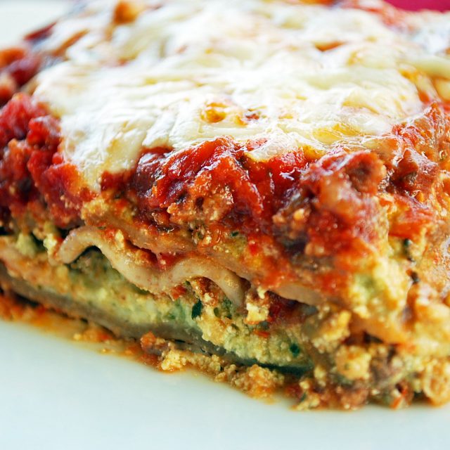 Meaty Pesto Lasagna Recipe Amee's Savory Dish