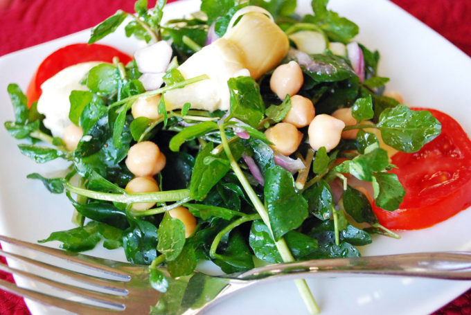 Chickpea Artichoke Salad-image