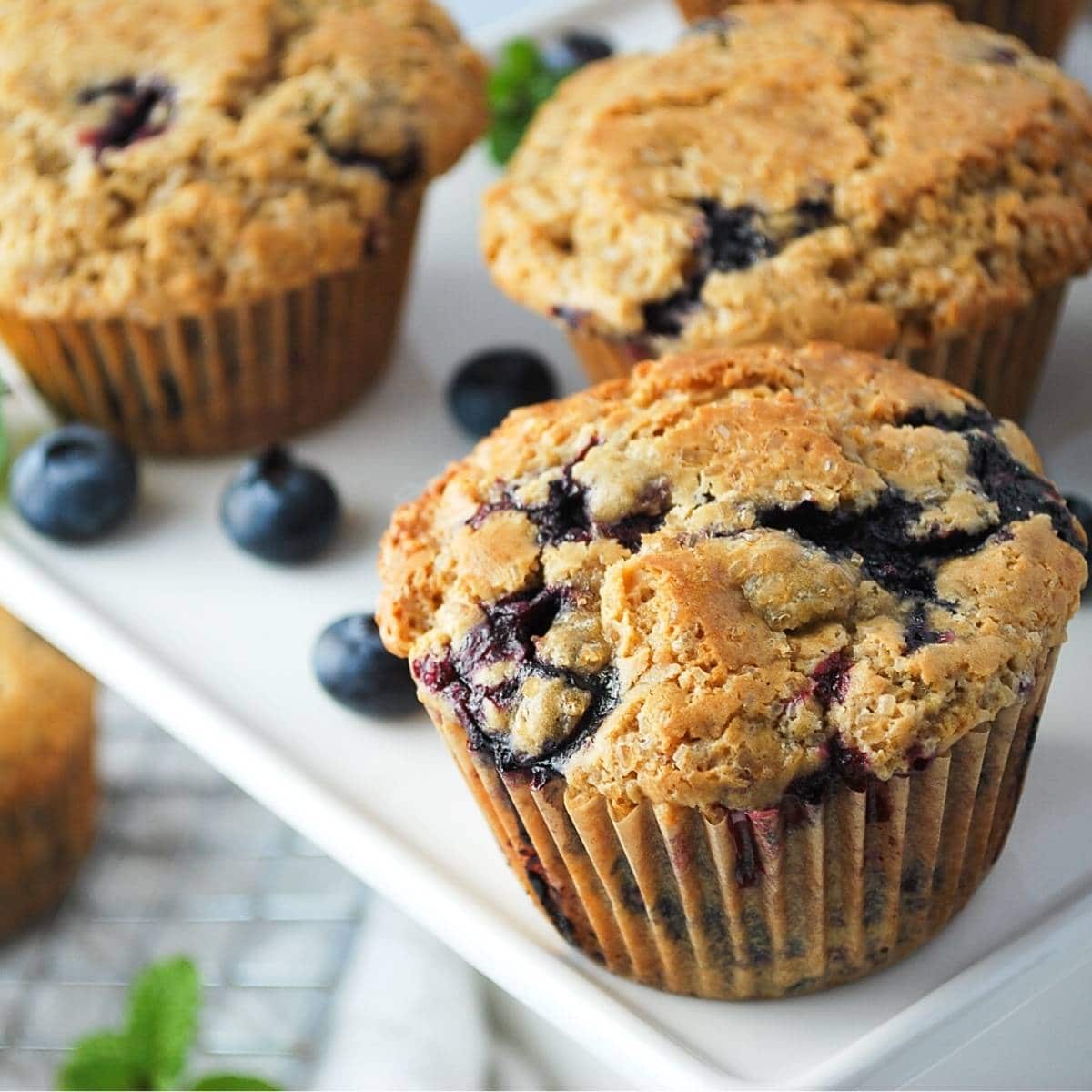 Gluten Free Lemon Blueberry Muffin Tops Recipe - Savory Spin