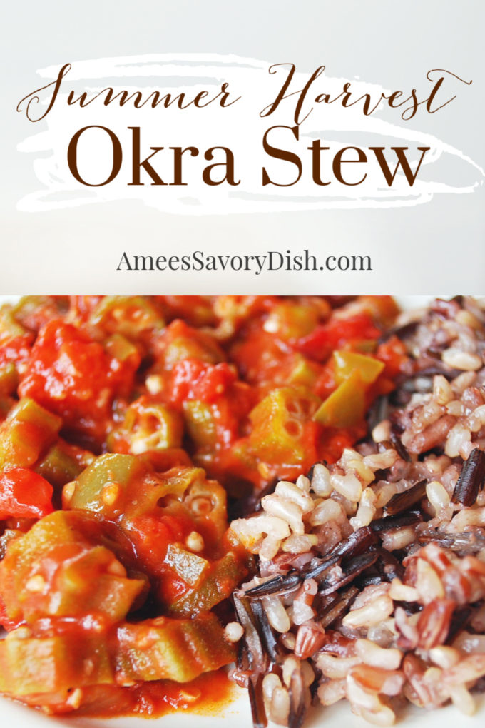 Easy Okra Stew with Tomatoes