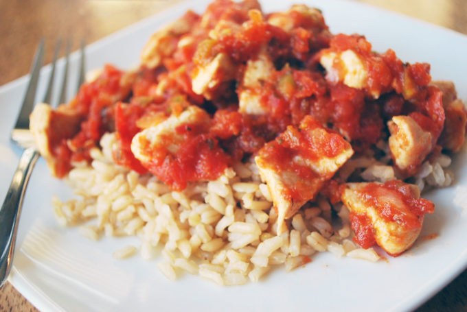 Salsa Chicken and Rice recipe- Amee's Savory Dish