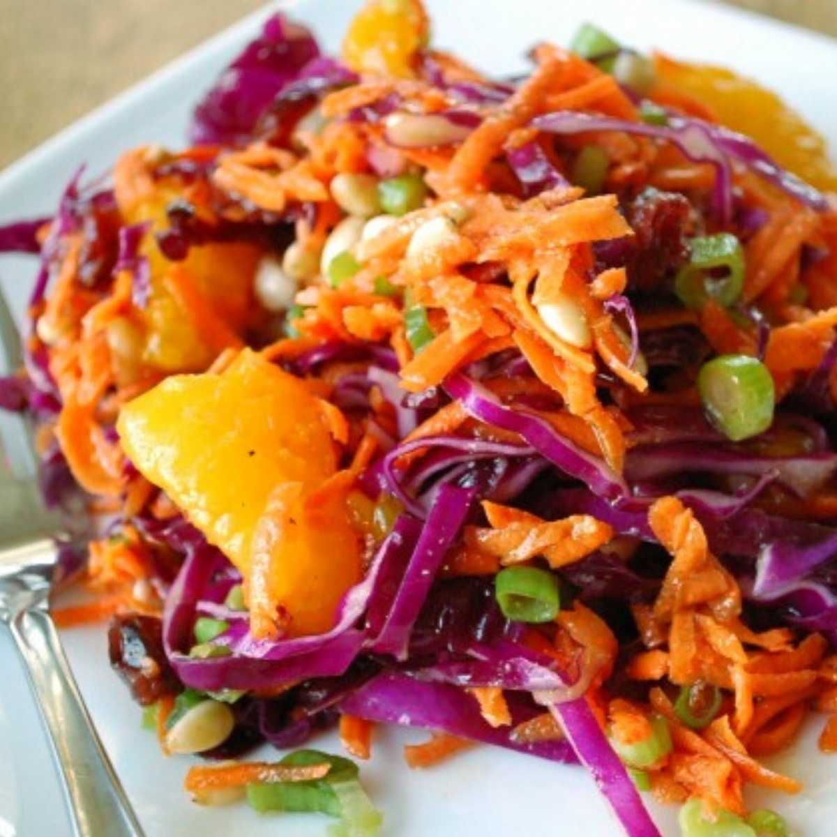 Purple Cabbage Salad Recipe Amee's Savory Dish