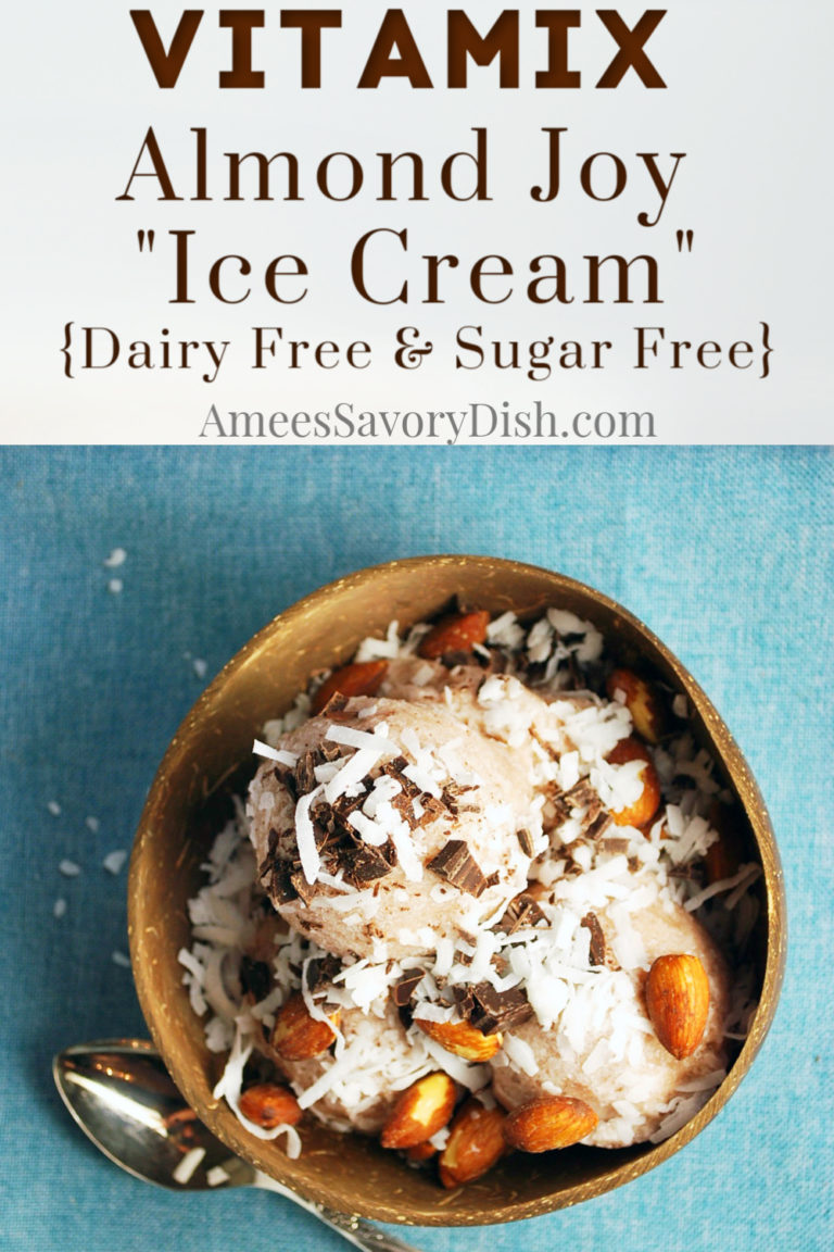 Easy Almond Joy Sugar-Free Dairy-Free Ice Cream