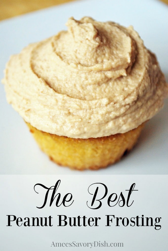 The Best Peanut Butter Frosting recipe- Amee's Savory Dish