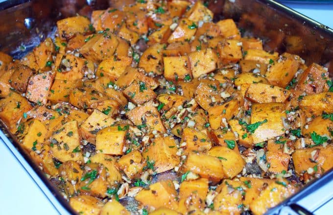 Rosemary Roasted Sweet Potatoes