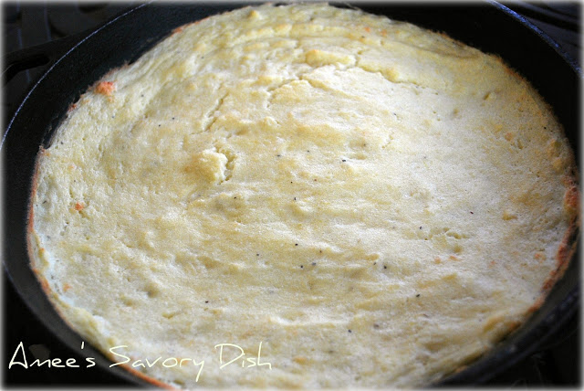Potato Puff - A vintage recipe that is a cross between mashed potatoes and souffle