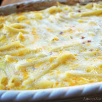 Cheesy Baked Penne Pasta