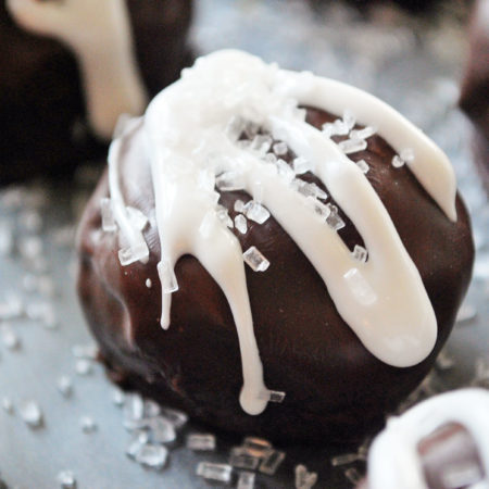 Chocolate Hazelnut Crunch Cake Balls