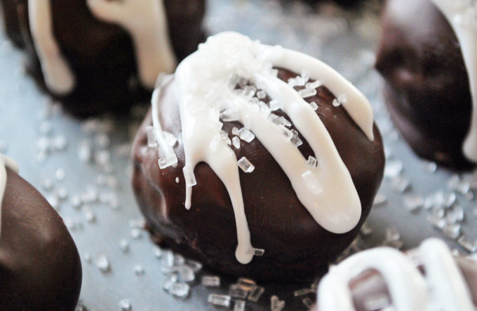 Chocolate Hazelnut Crunch Cake Balls are a rich and delicious cake ball recipe for a holiday dessert