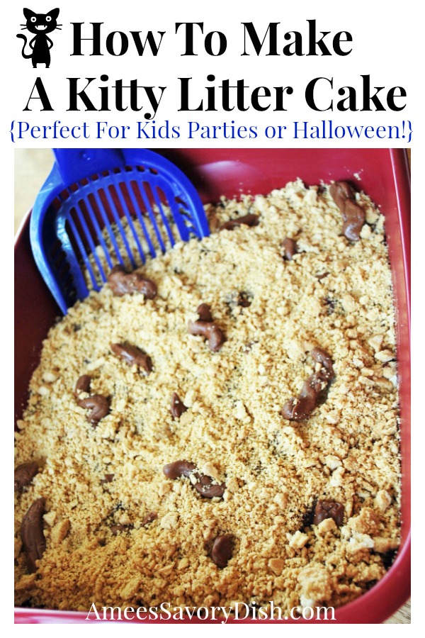 Halloween cat litter outlet dessert