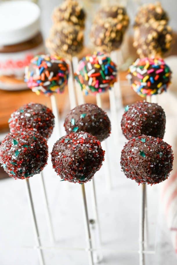 Easy Nutella Cake Pops- Amee's Savory Dish