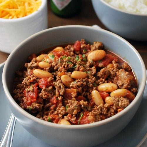 Slow Cooker Bison Chili - Amee's Savory Dish