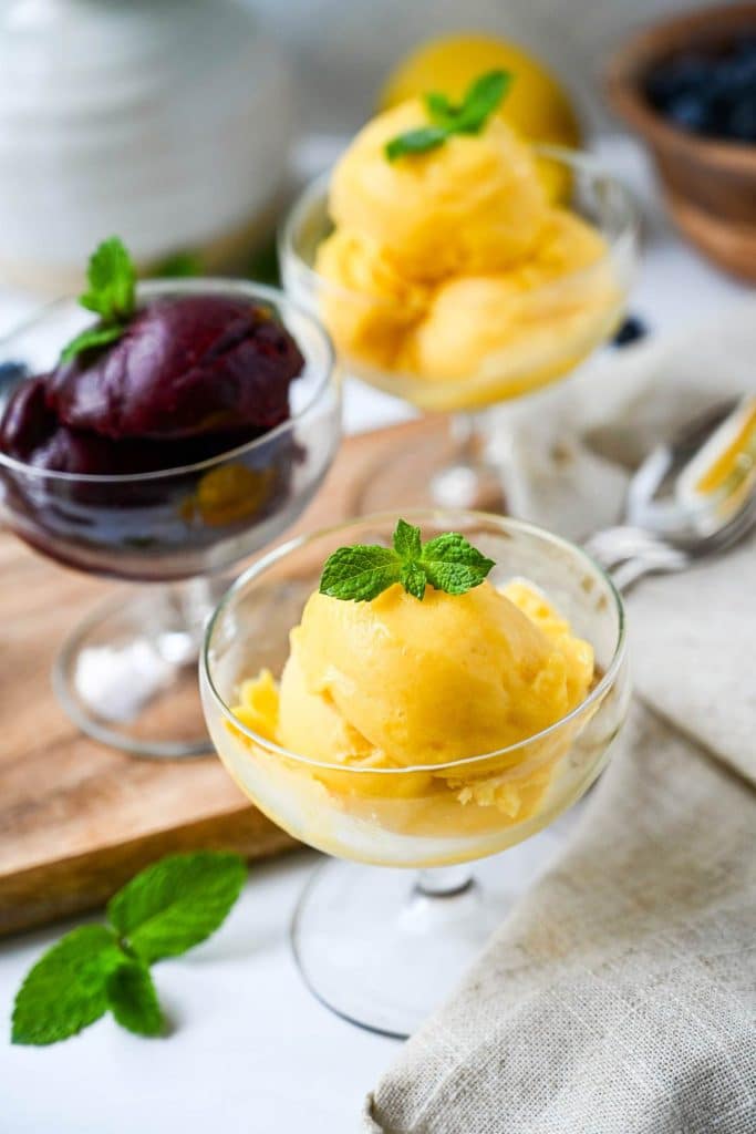 Vitamix Sorbet (3 Flavors!)- Amee's Savory Dish