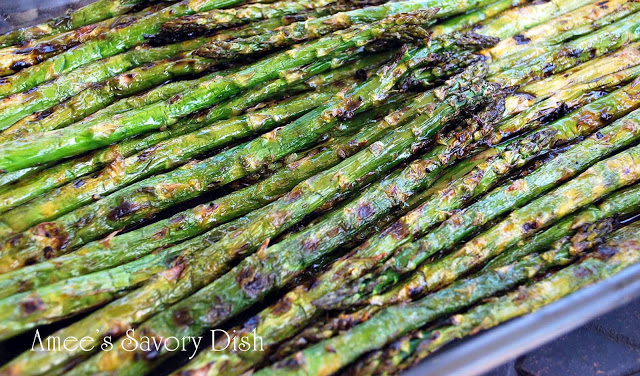 Lemon Balsamic Grilled Asparagus