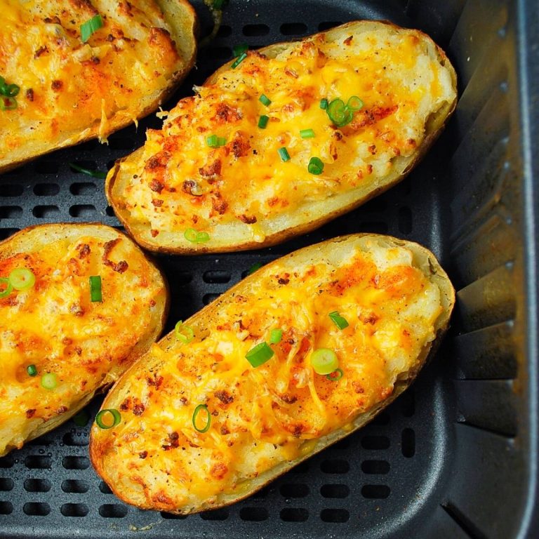 Delicious Air Fryer Twice Baked Potatoes