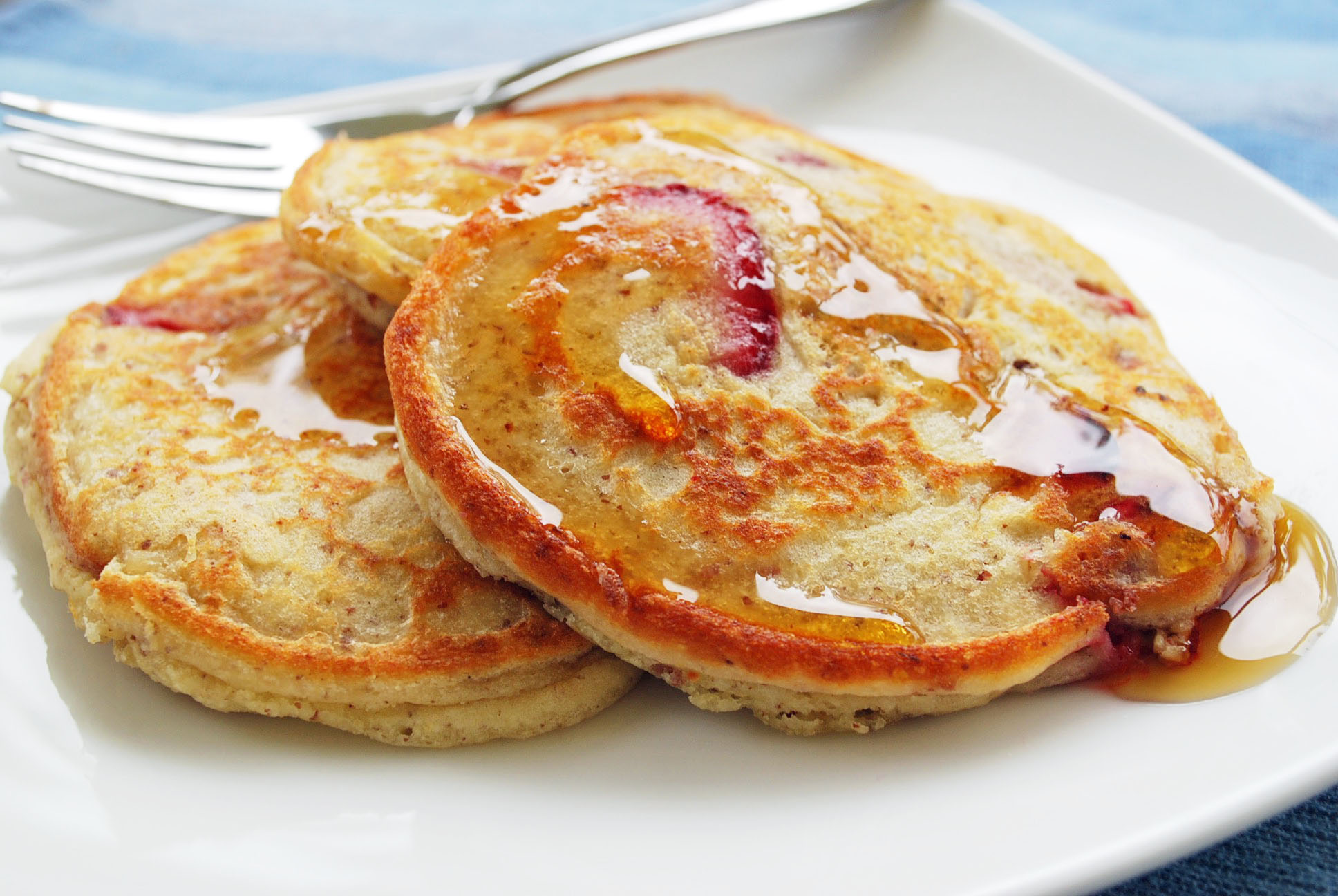 ProteinPacked GlutenFree Strawberry Pancakes Amee's Savory Dish