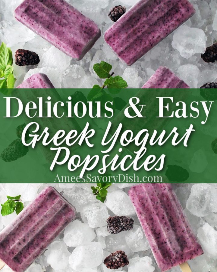 Creamy Greek Yogurt Popsicles {4 Flavors!} - FeelGoodFoodie