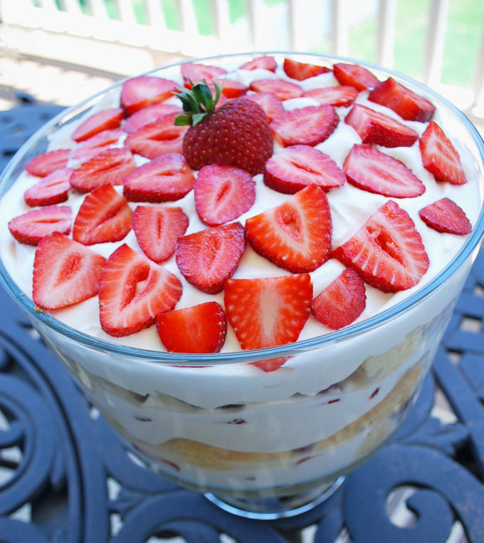Strawberry Tres Leches Trifle