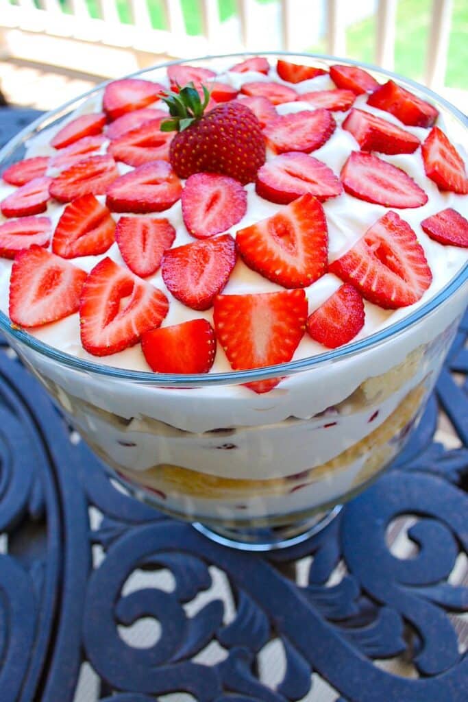 The Best Strawberry Tres Leche Trifle recipe- Amee's Savory Dish