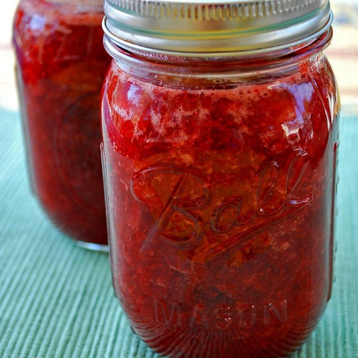 Low Sugar Strawberry Jam {No Refined Sugar}- Amee's Savory Dish