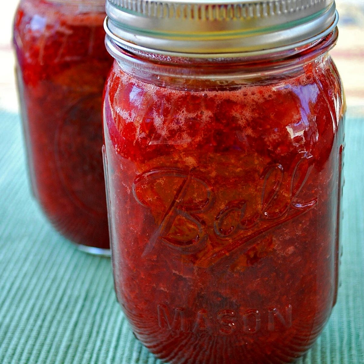 Strawberry Freezer Jam - The Seasoned Mom