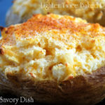 lightened up twice baked potato