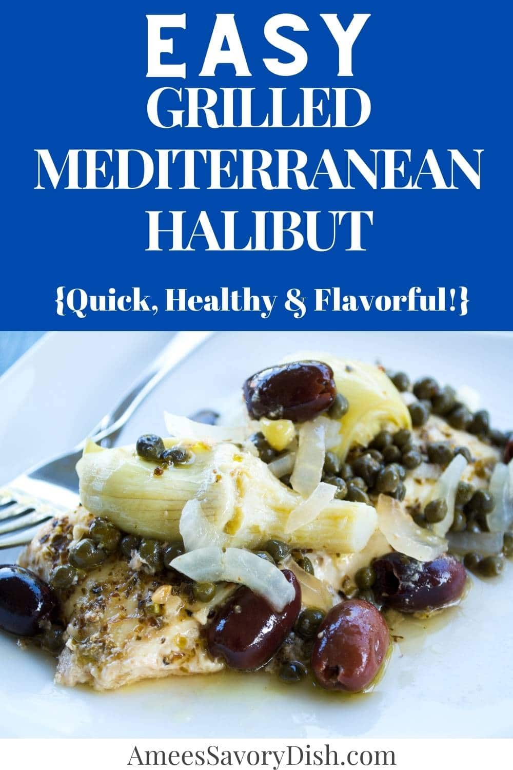 These Mediterranean Halibut foil packets showcase beautiful halibut fillets with simple Greek seasonings, a medley of marinated antipasto vegetables, and extra virgin olive oil. via @Ameessavorydish
