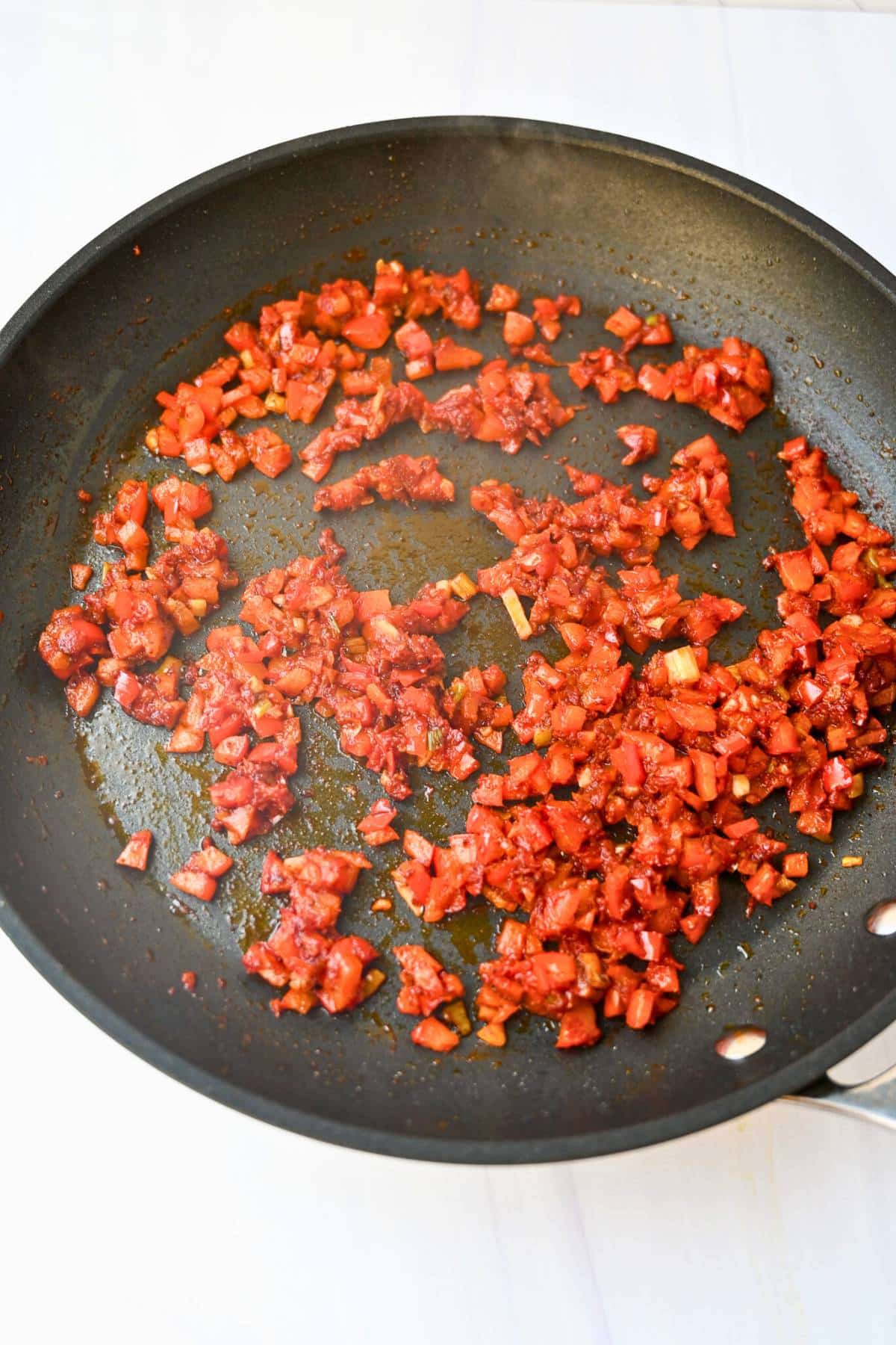 peppers sauteed with Tex mex seasonings
