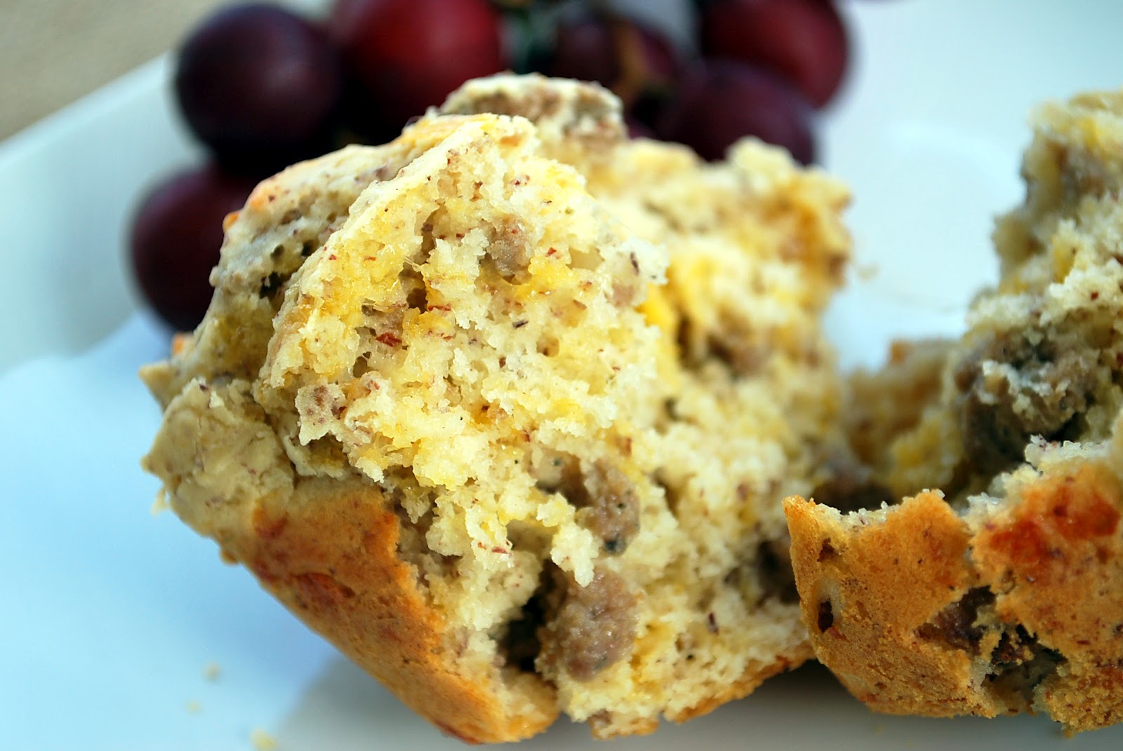 Delicious GlutenFree Sausage Cheddar Muffins Amee's Savory Dish